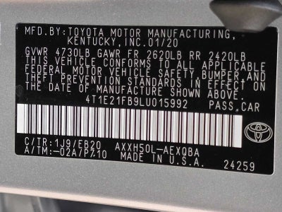 2020 Toyota Avalon Hybrid XSE