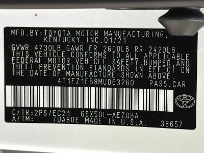 2021 Toyota Avalon TRD