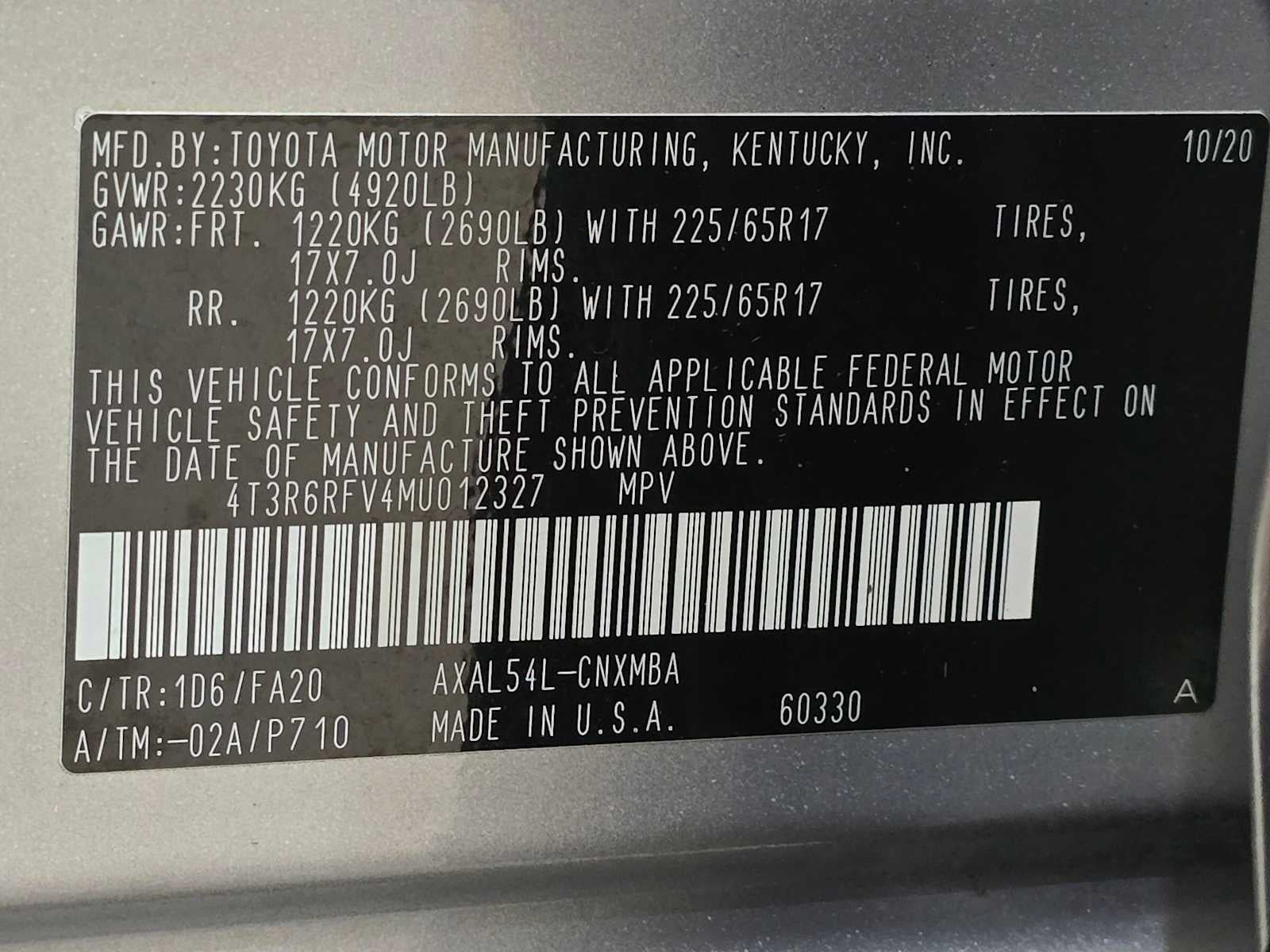 2021 Toyota RAV4 Hybrid XLE