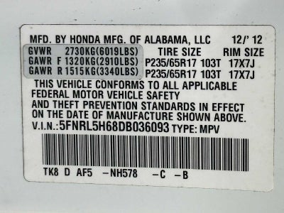 2013 Honda Odyssey EX-L