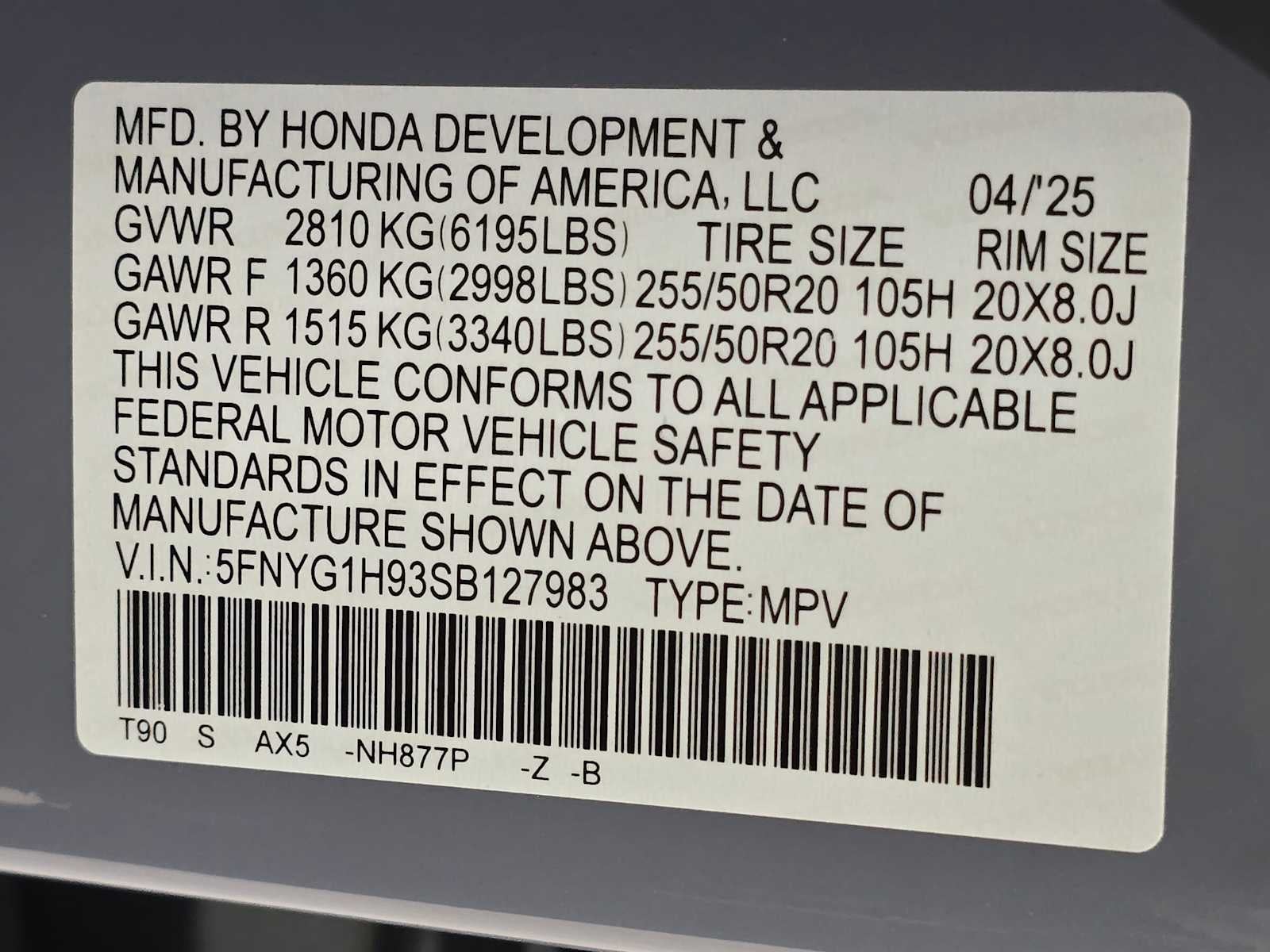 2025 Honda Pilot Black Edition