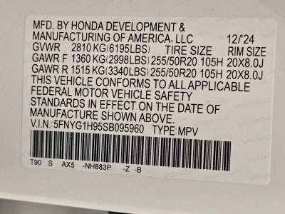 2025 Honda Pilot Black Edition