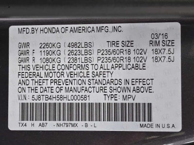 2017 Acura RDX w/Technology Pkg