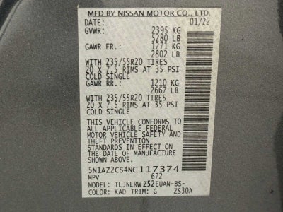 2022 Nissan Murano SL