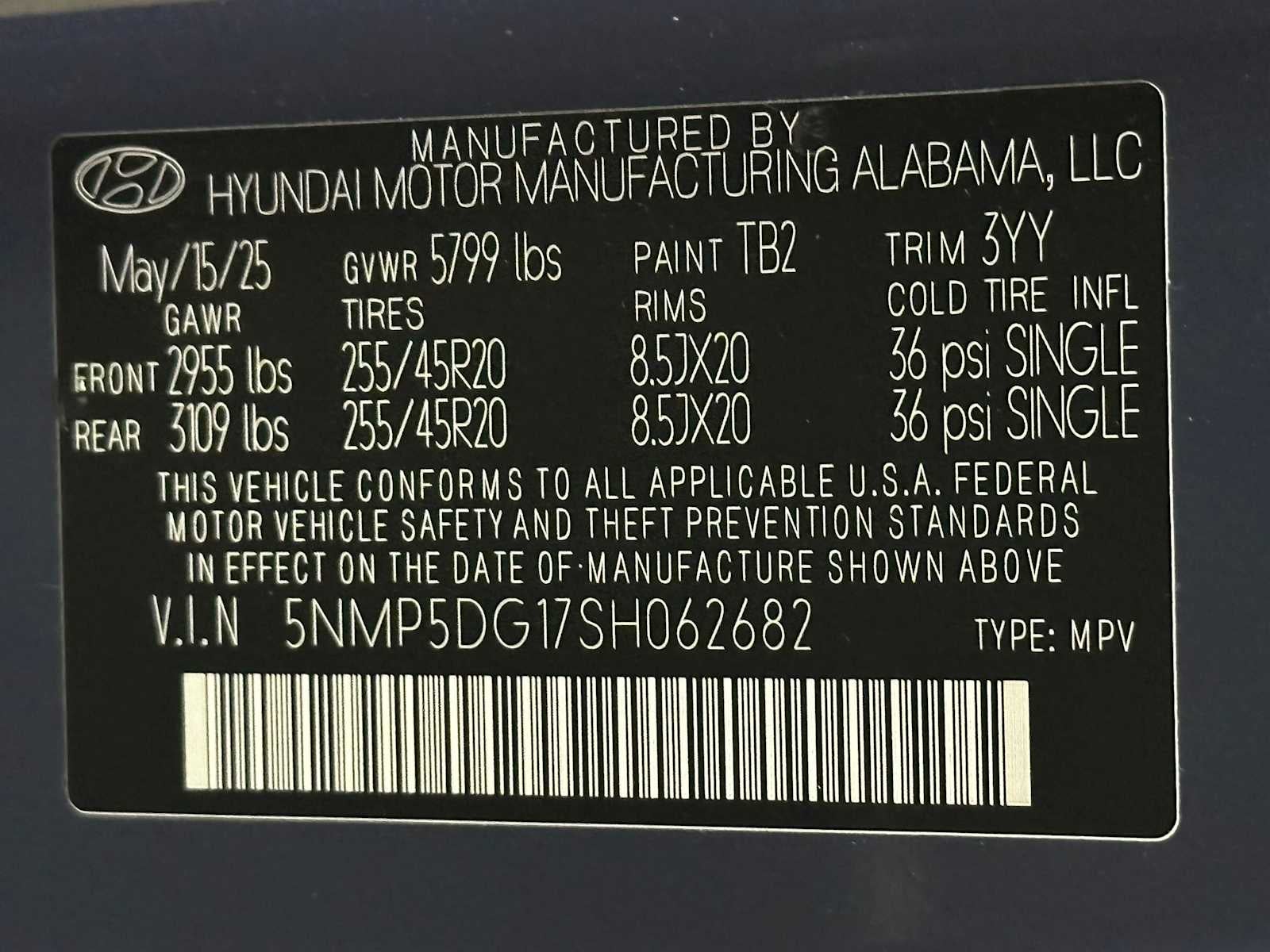 2025 Hyundai Santa Fe Hybrid Calligraphy