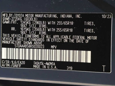 2024 Toyota Grand Highlander XLE