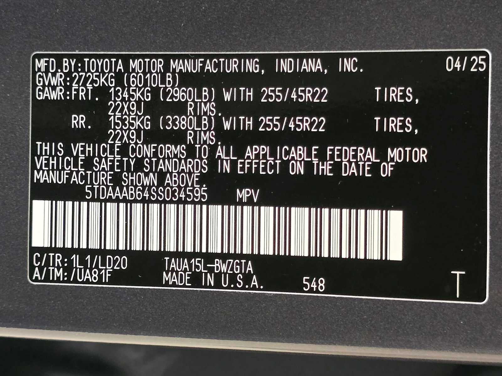 2025 Lexus TX 350 Luxury