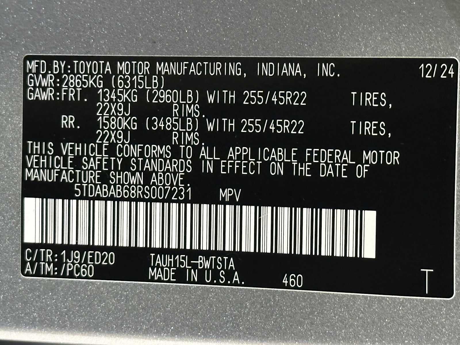 2024 Lexus TX 500h F SPORT Premium