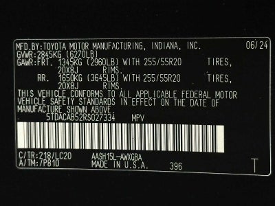 2024 Toyota Grand Highlander Hybrid Limited