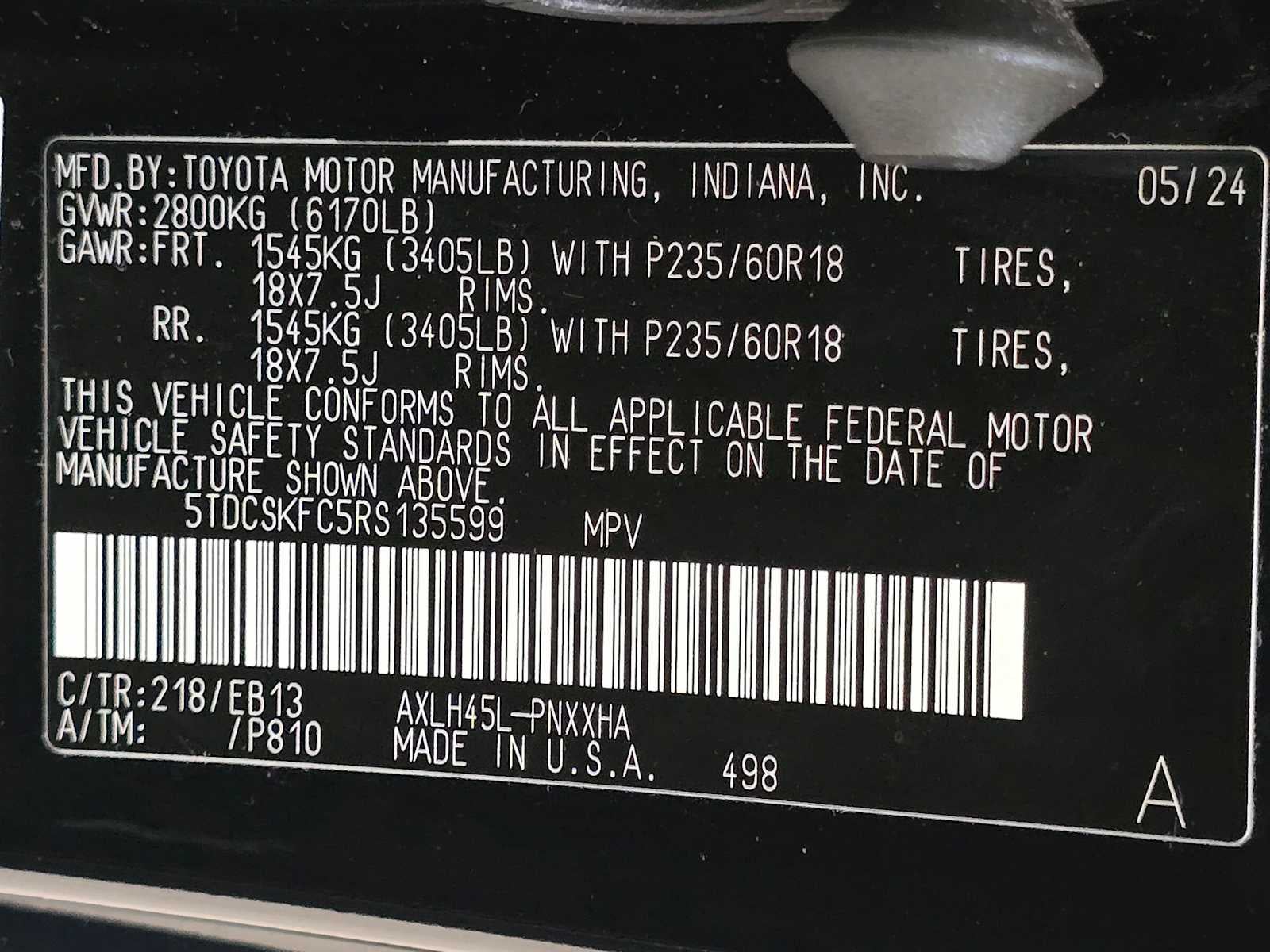 2024 Toyota Sienna Woodland Edition