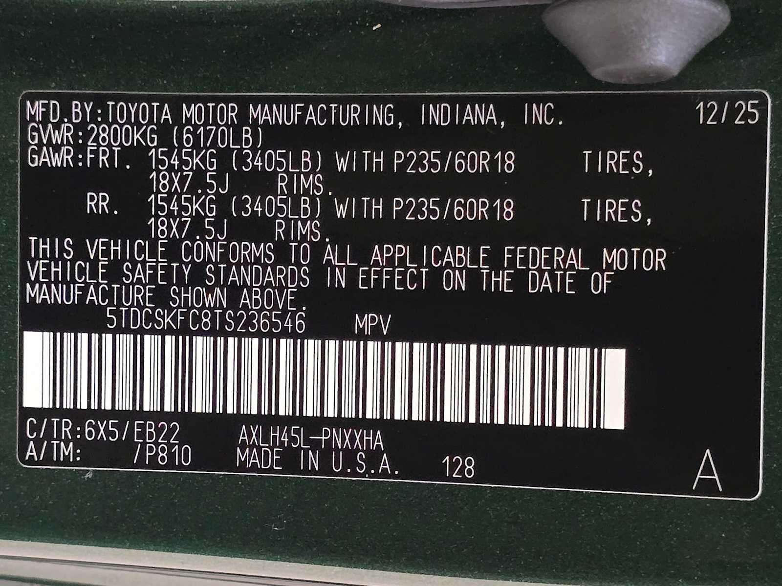 2026 Toyota Sienna Woodland Edition