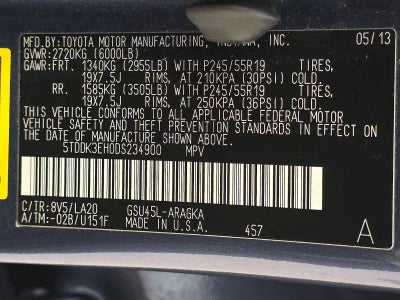 2013 Toyota Highlander Limited