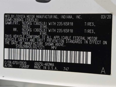 2020 Toyota Highlander XLE