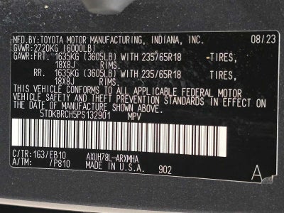 2023 Toyota Highlander Hybrid XLE