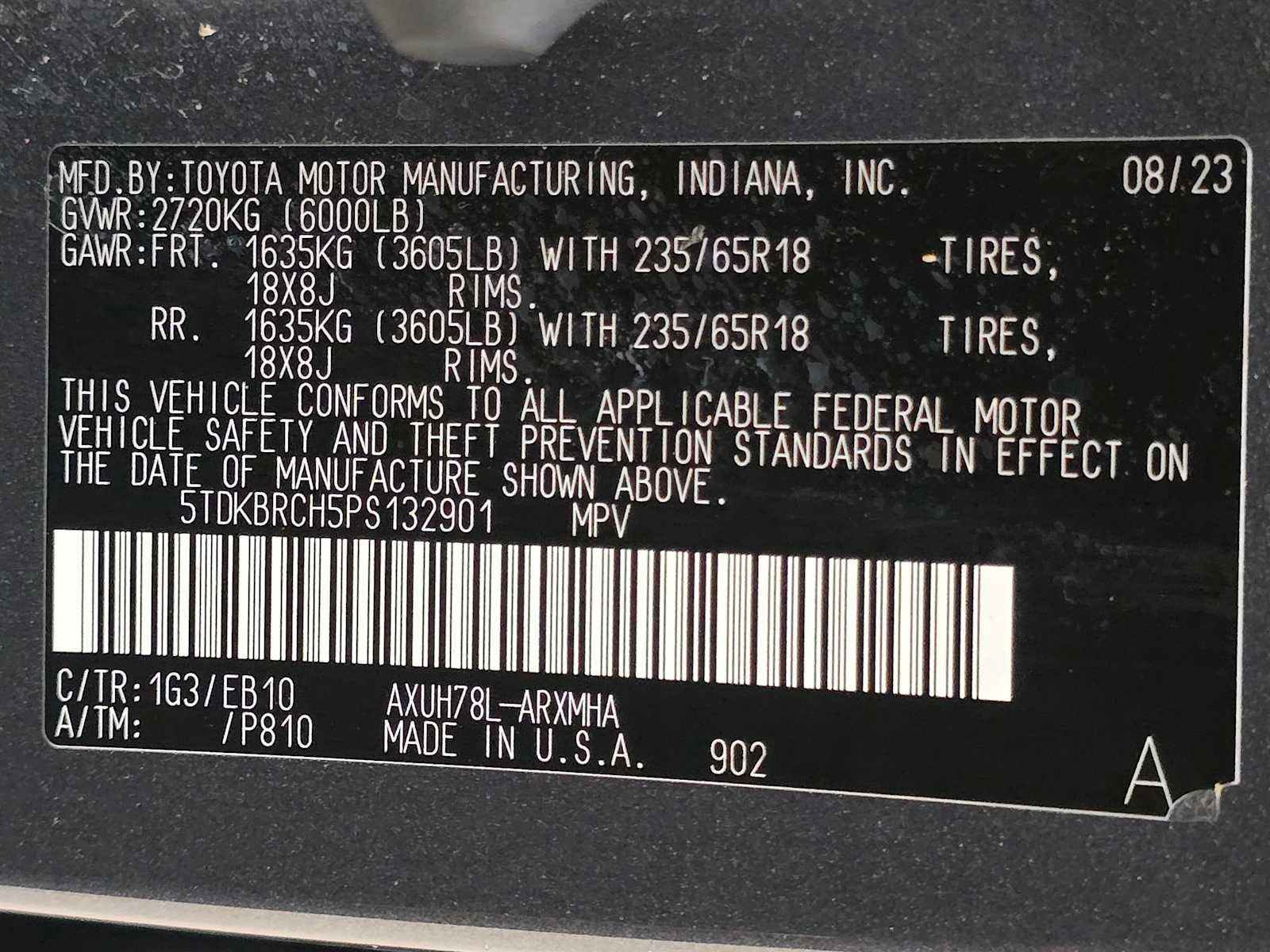 2023 Toyota Highlander Hybrid XLE