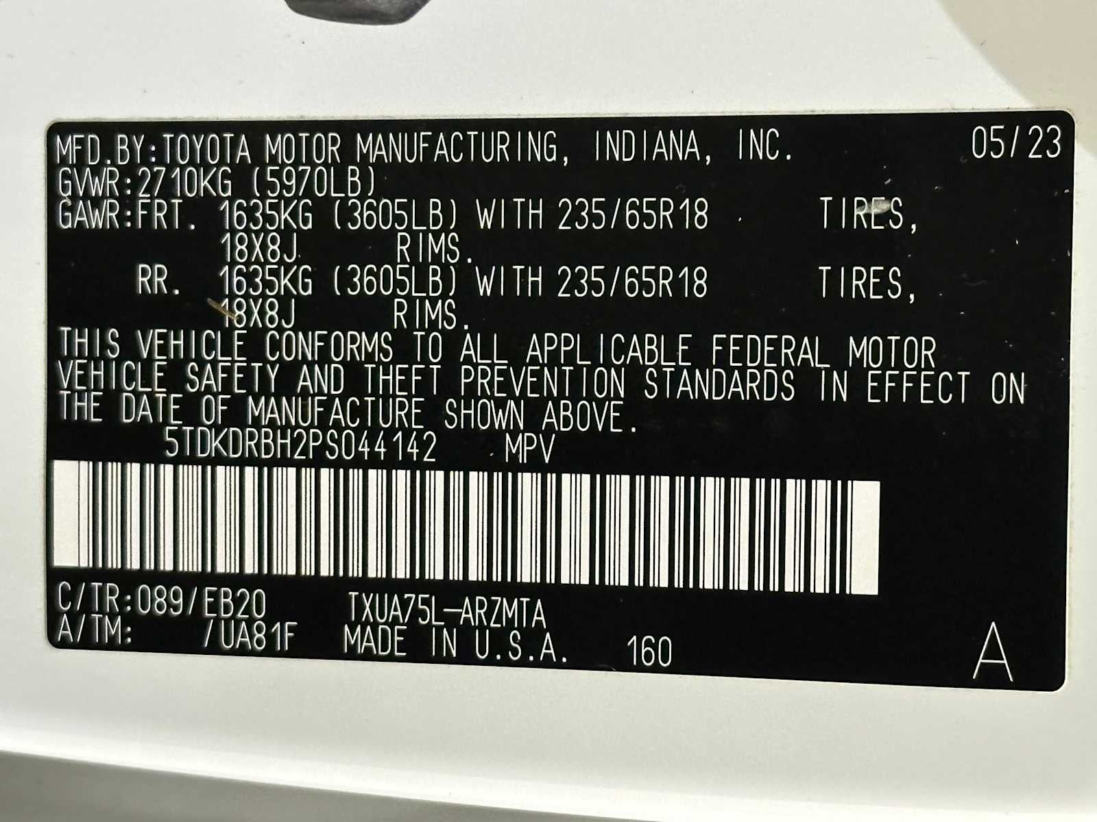 2023 Toyota Highlander XLE