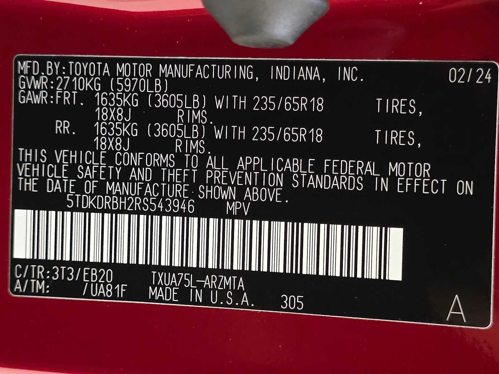 2024 Toyota Highlander XLE