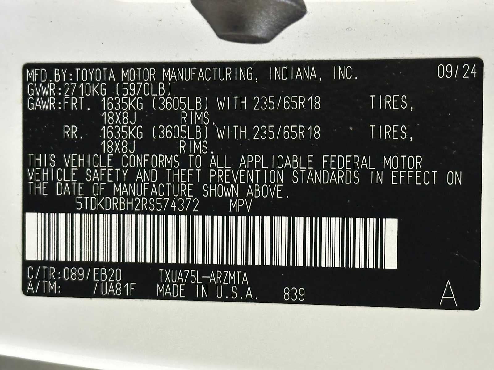 2024 Toyota Highlander XLE