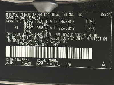 2023 Toyota Highlander XLE