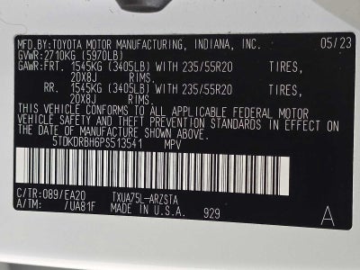 2023 Toyota Highlander XSE