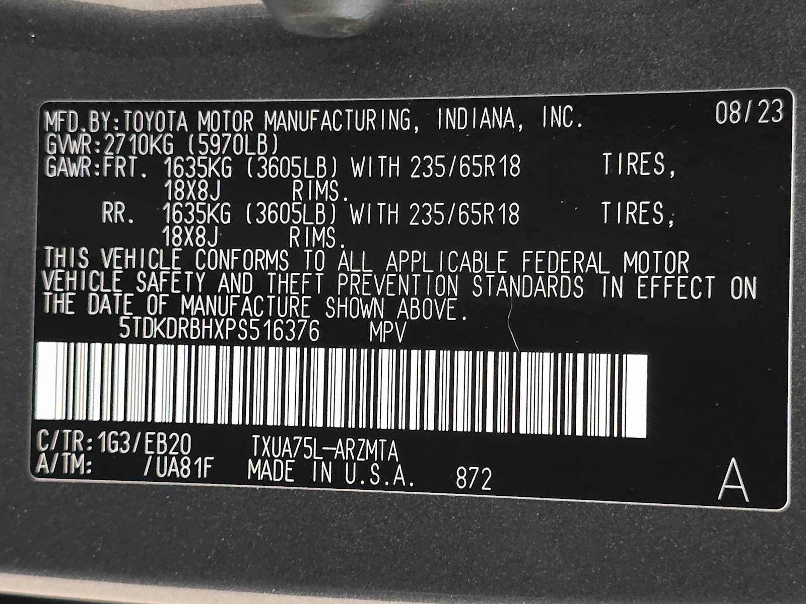 2023 Toyota Highlander XLE
