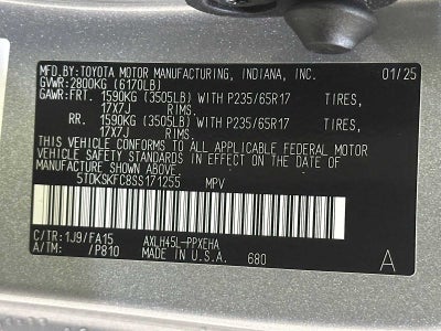 2025 Toyota Sienna LE