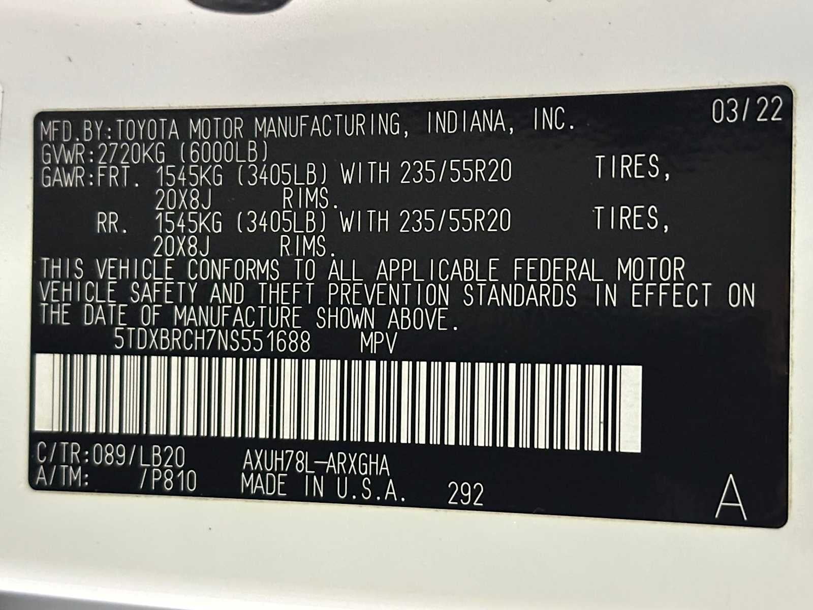 2022 Toyota Highlander Hybrid Limited