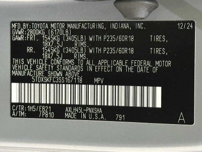 2025 Toyota Sienna XSE