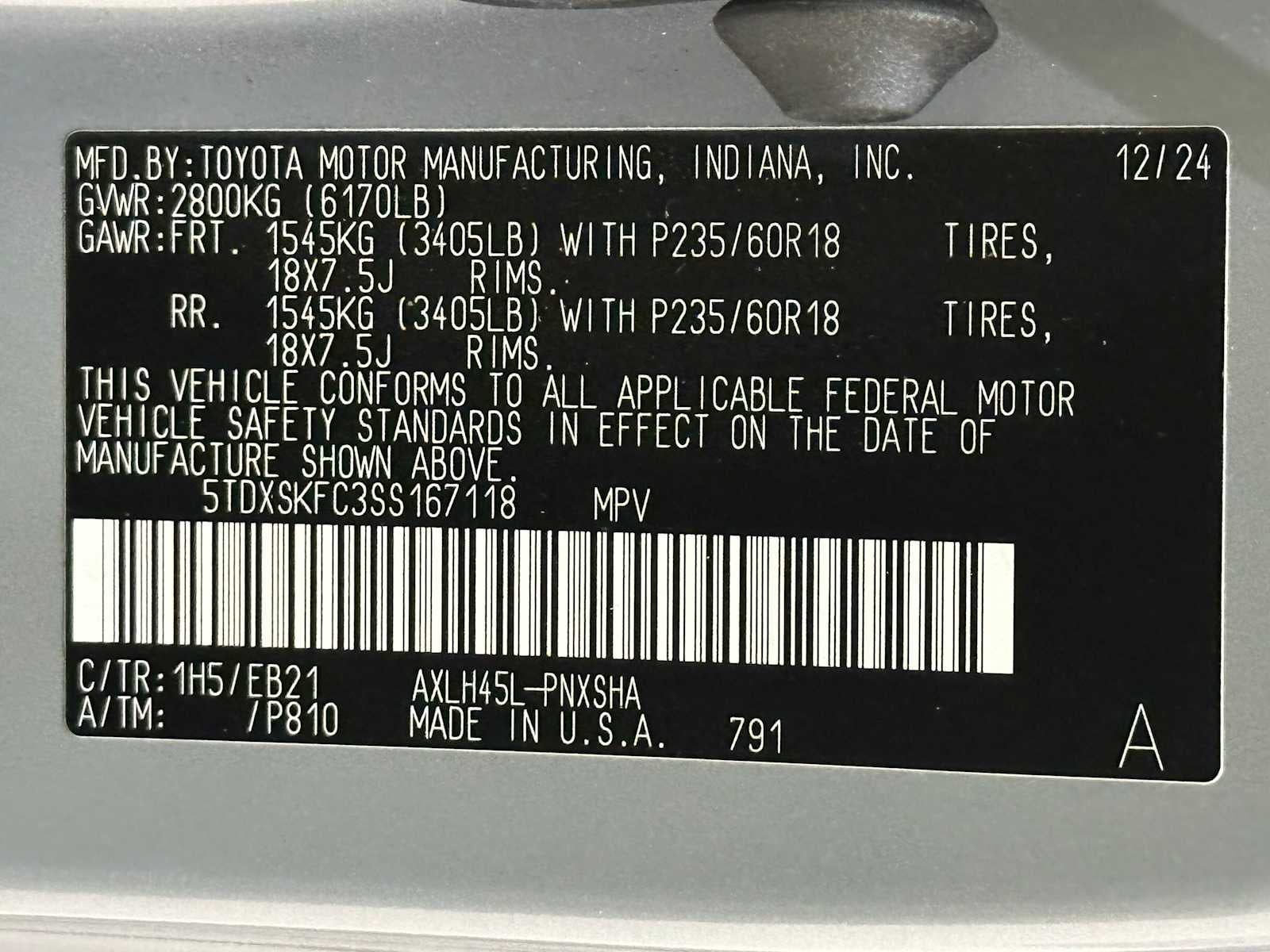 2025 Toyota Sienna XSE