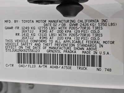 2008 Toyota Tacoma PreRunner