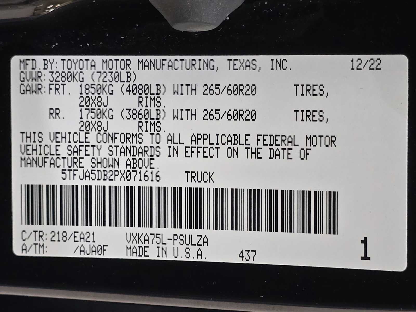 2023 Toyota Tundra Limited