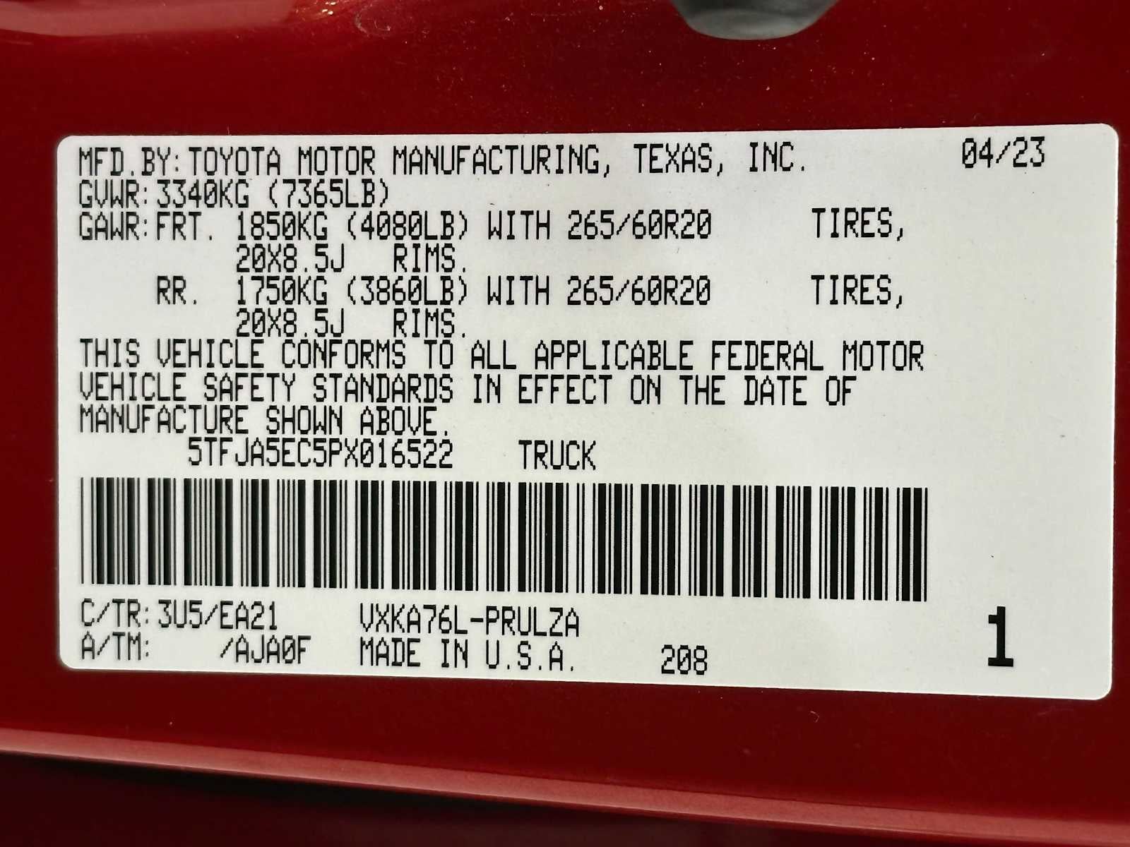 2023 Toyota Tundra Limited