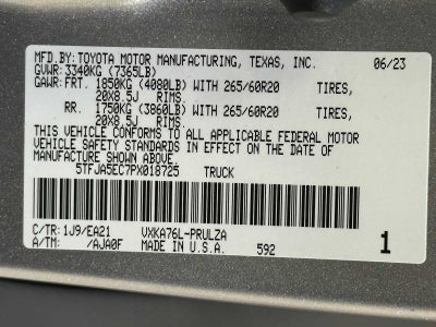 2023 Toyota Tundra Limited