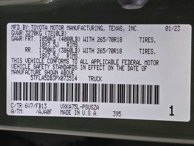 2023 Toyota Tundra SR5