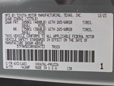 2024 Toyota Tundra Platinum