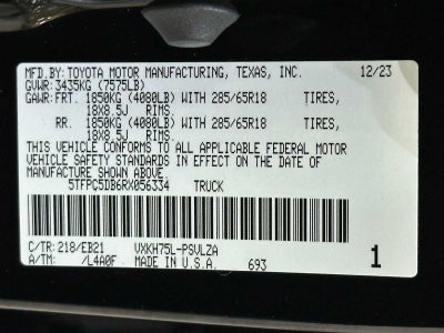 2024 Toyota Tundra TRD Pro Hybrid
