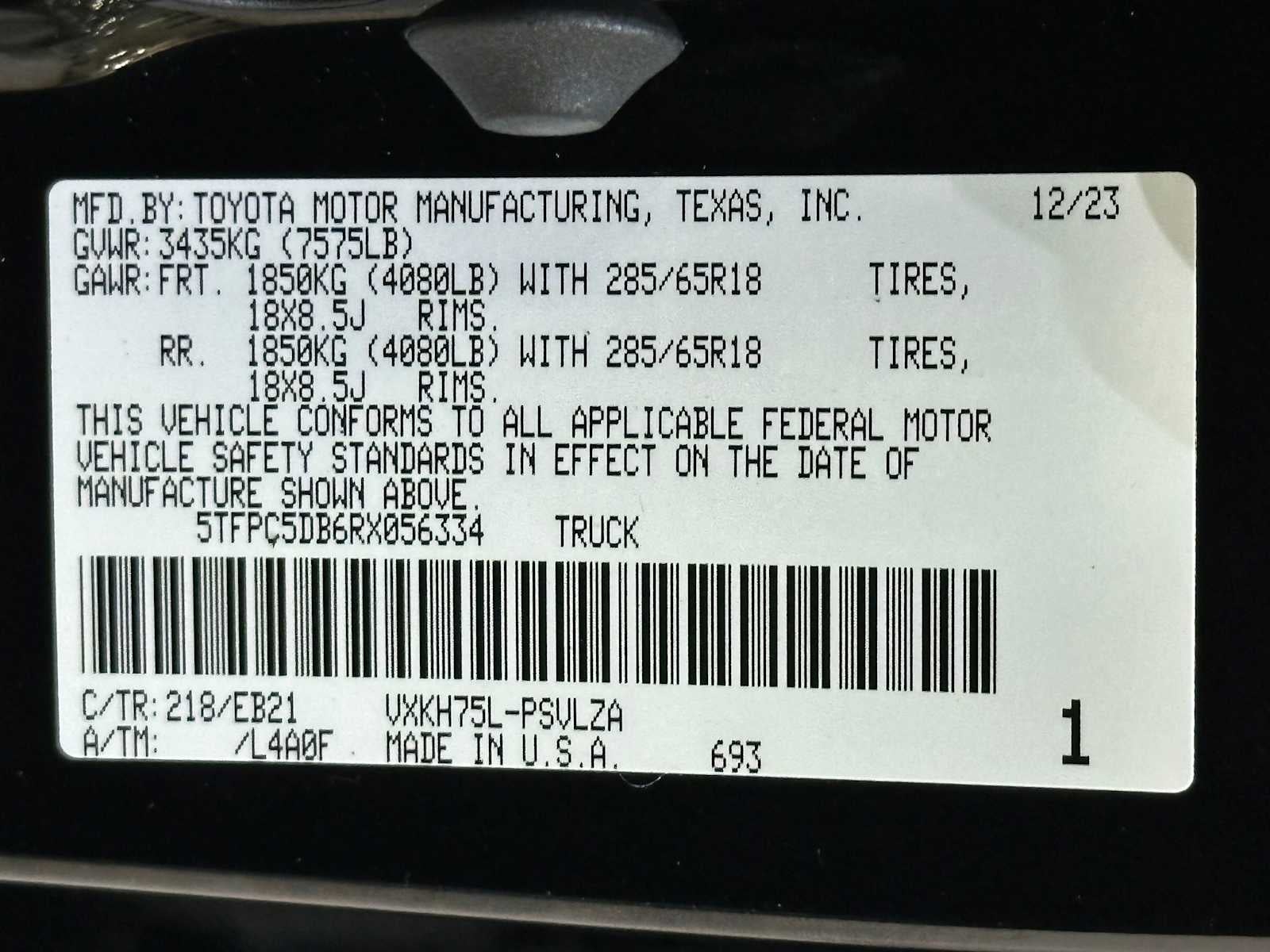 2024 Toyota Tundra TRD Pro Hybrid