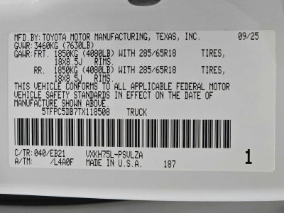 2026 Toyota Tundra TRD Pro Hybrid