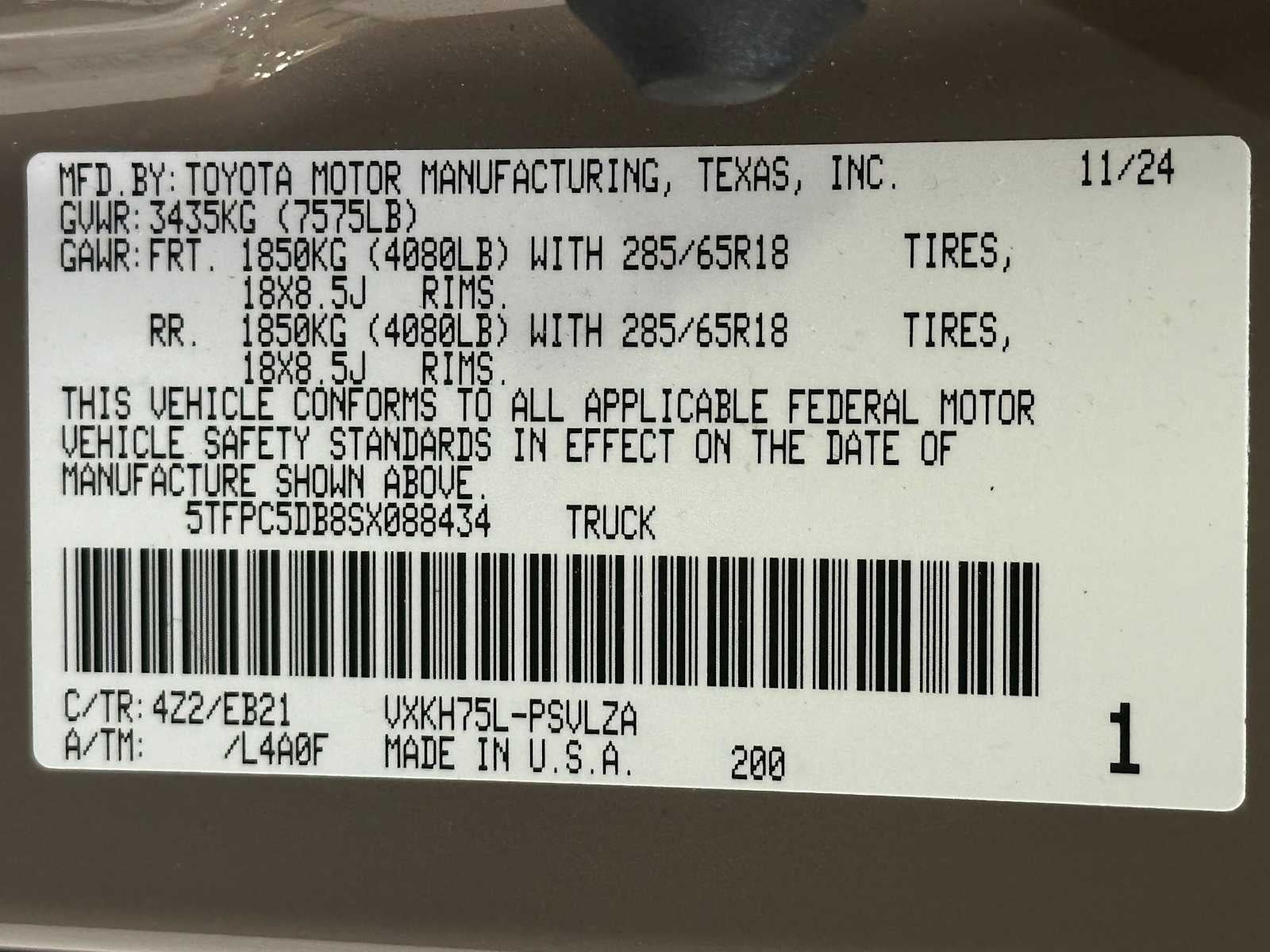 2025 Toyota Tundra TRD Pro Hybrid