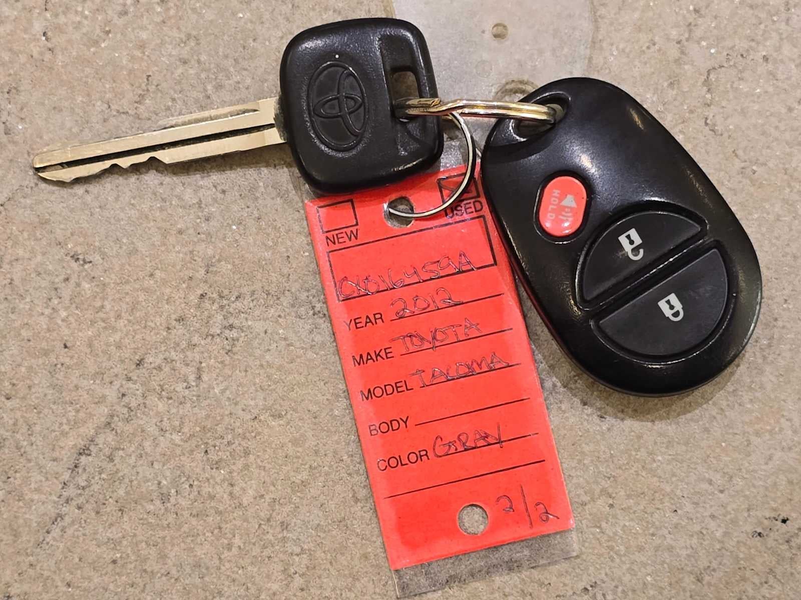 2012 Toyota Tacoma 2WD Access Cab I4 AT (Natl)