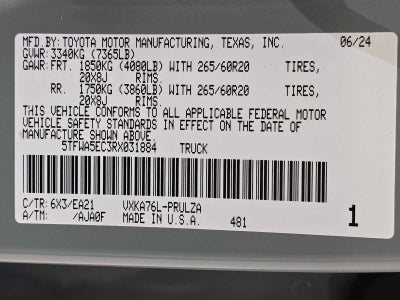 2024 Toyota Tundra Limited