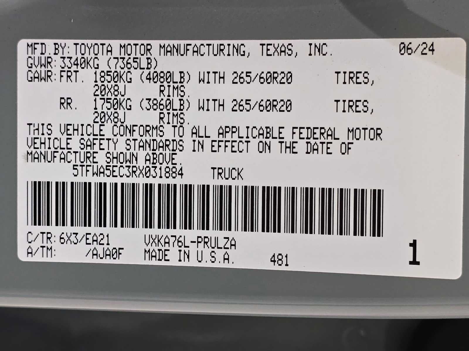 2024 Toyota Tundra Limited