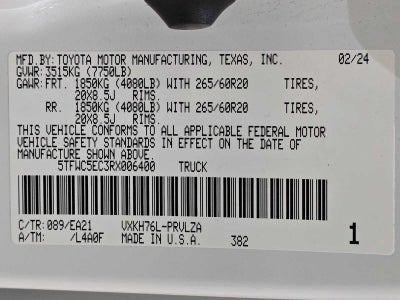 2024 Toyota Tundra Limited Hybrid