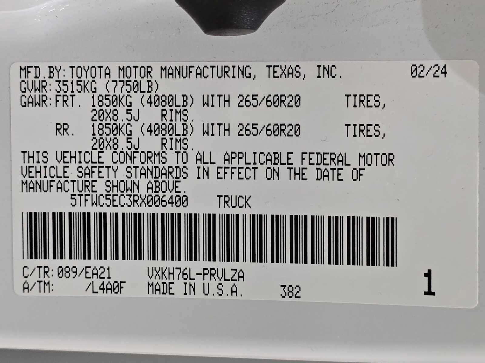 2024 Toyota Tundra Limited Hybrid
