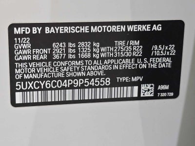 2023 BMW X6 xDrive40i xDrive40i