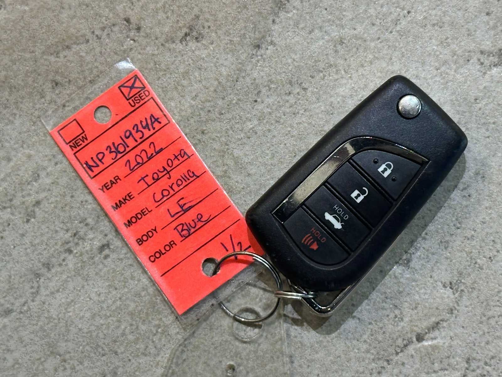 2022 Toyota Corolla LE