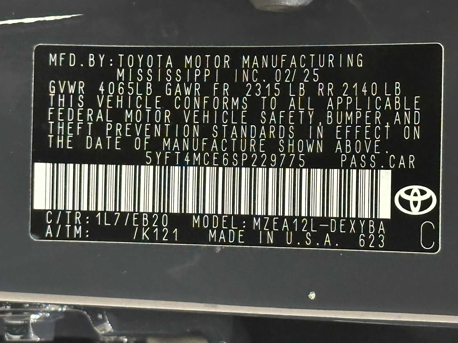 2025 Toyota Corolla XSE