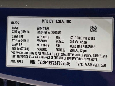 2025 Tesla Model 3 Performance