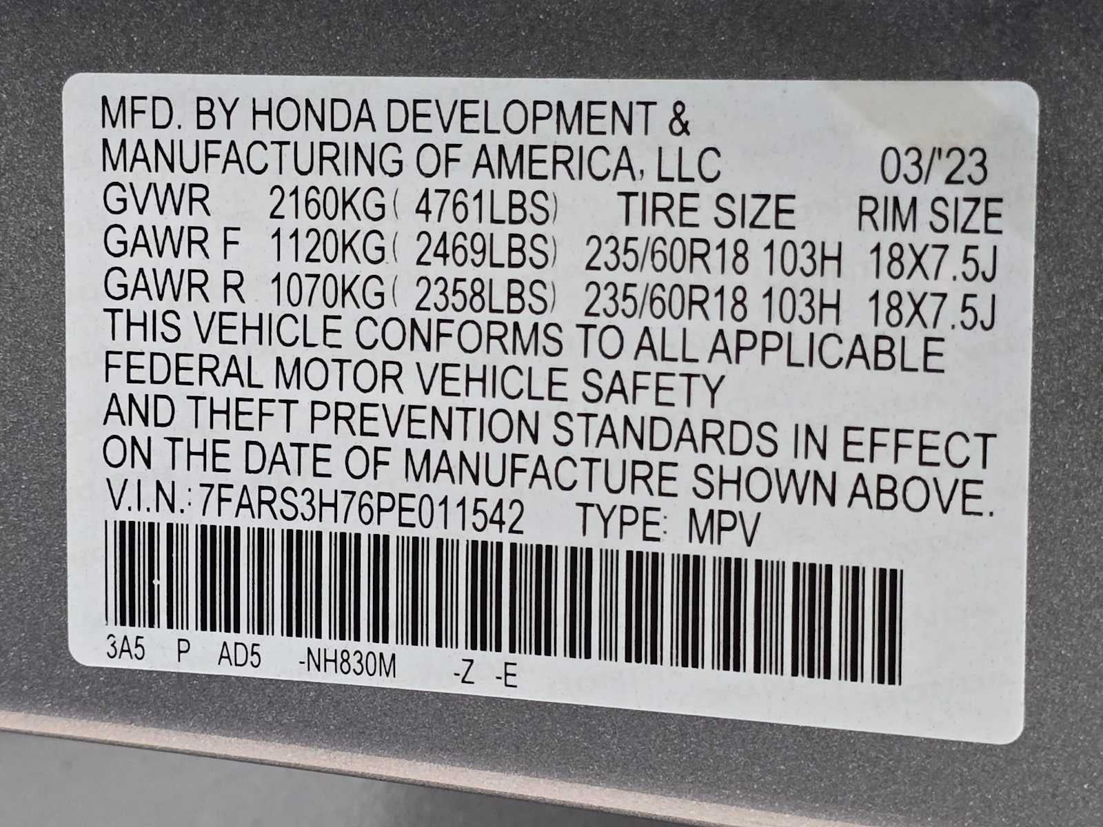2023 Honda CR-V EX-L