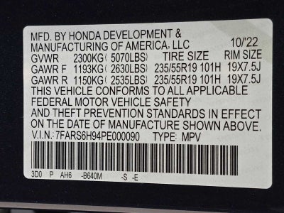 2023 Honda CR-V Hybrid Sport Touring